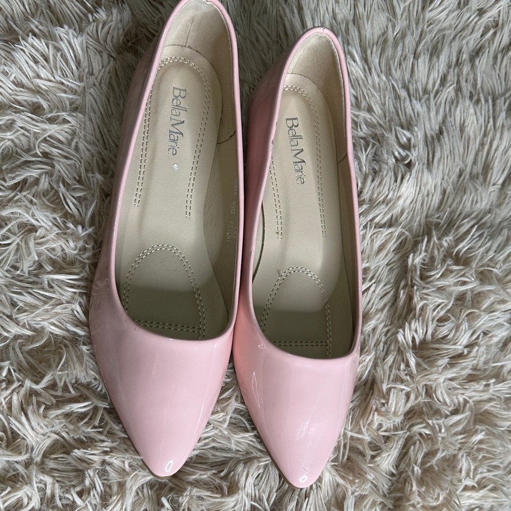 Bella Marie dusty Rose Pointed Flats